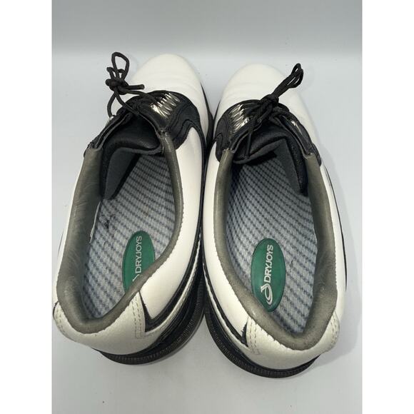 Footjoy Dryjoys‎ Opti-Flex Golf Shoes 53650 Size 7W White/Black